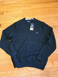 Chaps Mens Pullover Sweater Black Size Large NWT - Picture 1 of 7