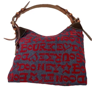 Dooney & Bourke Vintage Signature Multicolor Handbag - Picture 1 of 14
