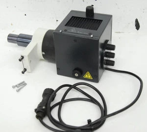 Leica 307-072.058 Hg 50W LH-106z Lampengehäuse mit DM IL Fluoreszenz Port Mount - Bild 1 von 24