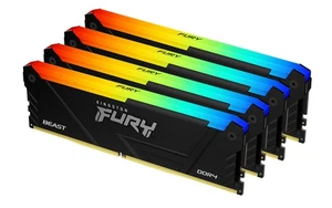 Kingston FURY Beast RGB 128GB 3600MT/s DDR4 CL18 DIMM (Kit of 4) Computer Memory - Picture 1 of 6