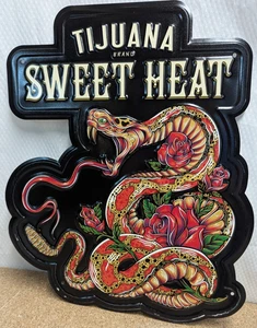 Tijuana Sweet Heat Tequila geprägtes Blechschild 17,5"x 14,25" - Bild 1 von 3