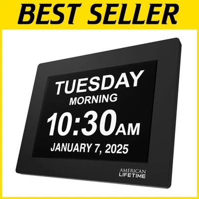 Custom Alarms Dementia Clock Large Display - Image 1 of 4