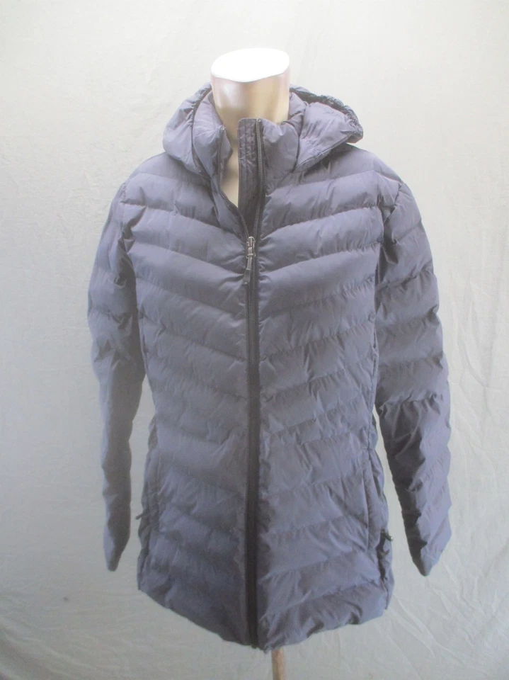 Abrigo acolchado forrado con cremallera completa bolsillos con capucha azul talla XL de 32 grados para mujer 346 Foto 1 de 4