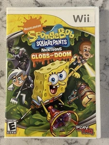 Spongebob Squarepants: Nicktoons Globs of Doom - Nintendo Wii, COMPLETE - Picture 1 of 3