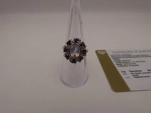 C17 Gemporia Sterling Silver Rio Grande Lavender Quartz Ring & COA - Size N/O - Picture 1 of 7