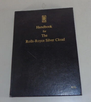 Istruzioni D'Uso / Proprietario´S Manuale Rolls Royce Argento Cloud I Anno - Immagine 1 di 2