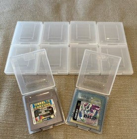 10 Gameboy Cartridge Cases for Original GBC Dust Cover Nintendo Game Boy DMG cas