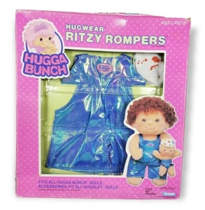 Kenner Hugga Bunch Huggins Fluffer Vintage 80s Dolls Clothes Ritzy Rompers - Picture 1 of 8