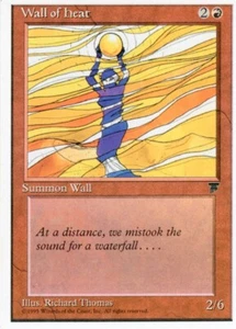 1X MURO DE CALOR ROJO CRÓNICAS MTG MAGIC HP X1 (yourdeckbuilder) - Imagen 1 de 1