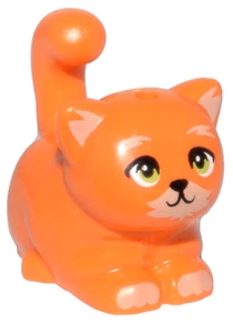 NUEVO LEGO Marcas Bronceadas y Patrón de Ojos de Lima (Poundcake) Gato Animal Amigos - Imagen 1 de 1
