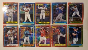 2025 Topps Series 1 - 1990 TOPPS SILVER PACK CHROME MOJO - Card #s 1-100 U Pick - Picture 1 of 1