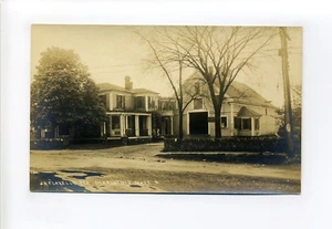 Marshfield MA Mass RPPC foto real postal antigua, hogar, granero, J.H. Flavell - Imagen 1 de 2