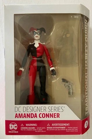 DC Designer Series TRADITIONAL HARLEY QUINN Action Figure Amanda Conner NEW Cover