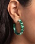 Paparazzi Jewelry Accessories - Coming in Clutch - Green Earrings - Vintage