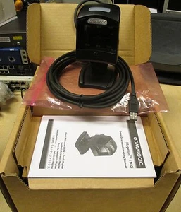 Datalogic Magellan 1100I Barcode Scanner Reader USB 2D Black POS NEW + STAND - Afbeelding 1 van 3