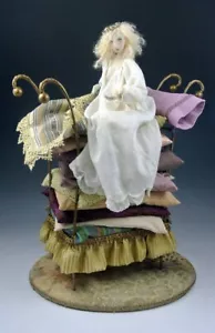 Cloth Art Doll Pattern Class Tutorial “The Princess and the Pea” by Cindee Moyer - Picture 1 of 3