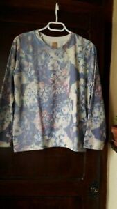Zara Pull/sweat-shirt fleurs couleur pastel T M