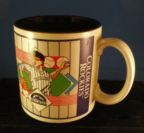 Vintage 1993 Colorado Rockies MLB Collector Mug Cover