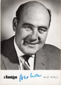 Alo Koll (†) - original signierte Autogrammkarte - Picture 1 of 1