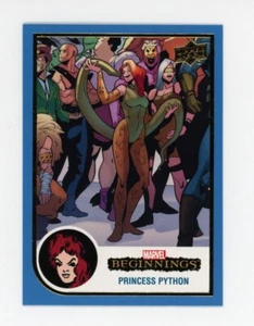 2022 Upper Deck Marvel Beginnings #31 PRINCESS PYTHON Card BLUE BORDER PARALLEL - Picture 1 of 1