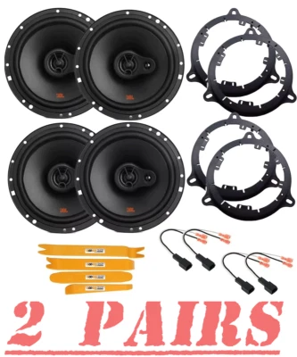 JBL Stage2 | 3-Way 250 watt | 6-1/2" Speaker Package for 2007-2019 Nissan Altima - Image 1 of 4