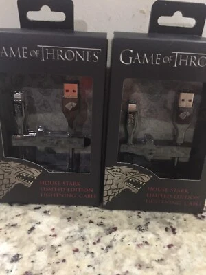 2 - NEW GAME OF THRONES LIMITED EDITION LIGHTNING CABLE ATT EXCLUSIVE - Image 1 of 4