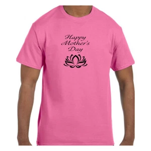 Tshirt Mother's Day Happy Mother's Day Lotus Flower - Picture 1 of 13