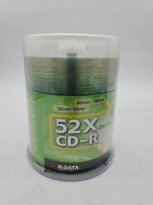 RIDATA 52X CD-R 100 PCS 80min/700mb Silver-silver - Image 1 of 3