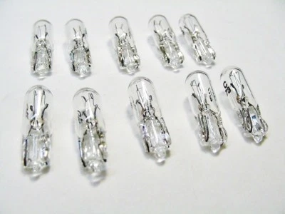 10 Ford Linc Merc 73 Mini Wedge Lamp Incandescent Instrument Panel Light Bulbs - Image 1 of 4