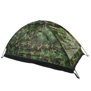 Outdoor Camouflage Schutz Wasserdichtes Ein-Personen-Zelt Für Camping Wander AUP