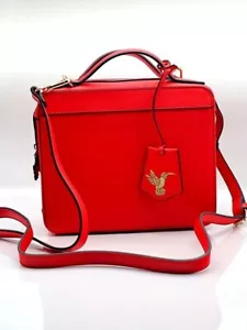Estee Lauder Faux Leather Train Case Bag Limited Edition with Strip & Handle - Picture 1 of 8