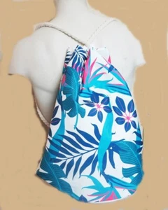 Tasche Rucksack Beuteltasche Strandtasche Rucksack Urlaub Reisen Beutel - Bild 1 von 2