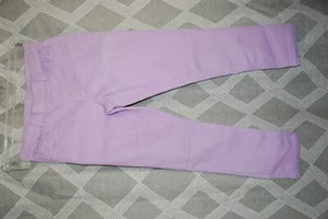 Girls Pants LIGHT PURPLE JEGGINGS Lace Accents ELAST WAIST Rear Pockets XL 12-14 - Picture 1 of 4