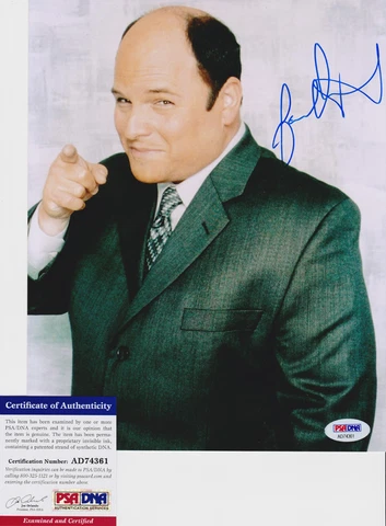 Jason Alexander George Costanza Seinfeld Signed Autograph 8x10 Photo PSA/DNA COA Cover