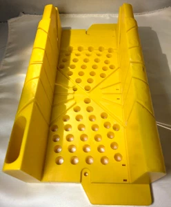 Stanley Plastic Yellow Miter Box - No Saw - Picture 1 of 6