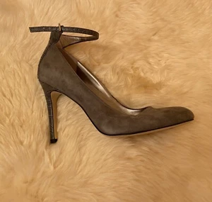 Sam Edelman Ciara suede ankle strap high heels shoes size 8 (worn once). - Picture 1 of 9