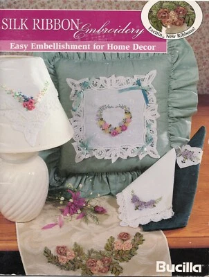 Bucilla Silk Ribbon Easy Embroidery Embellishment for Home Decor - Image 1 of 2