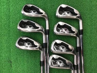 Callaway X-20 Iron Set 4-9,Pw 7pc Flex Stiff RIFLE PROJECT X Steel - Image 1 of 4