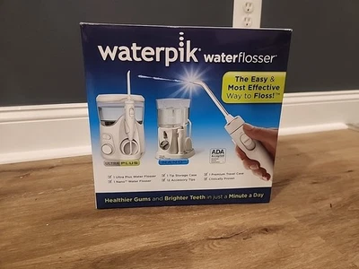 Waterpik Ultra Plus Water Flosser, Nano Flosser y 12 Puntas de Accesorios NUEVO SELLADO Foto 1 de 4