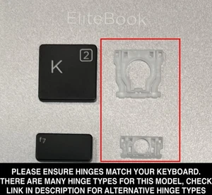 HP EliteBook 840 G3 – Single Keyboard Replacement Keycaps / Keys - Picture 1 of 3