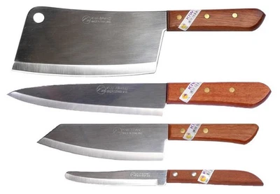4 x Kiwi tailandés utilitario cuchillo de pelar carniceros de frutas cuchillos de carne cuchillo Foto 1 de 4