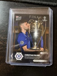 2021 Topps Now UCL Christian Pulisic 1st American To Win UEFA Final #85 At - Picture 1 of 1