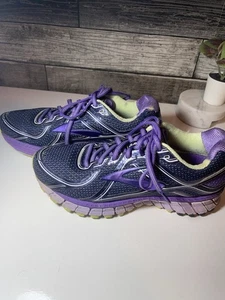 Brooks Adrenaline GTS 16 Womens Size 8.5 Purple Black Running Shoes Sneakers - Picture 1 of 9