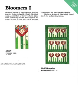 Bloomers Spinning Spools Wall Quilt Pattern w/ Flexible Templates - Picture 1 of 1