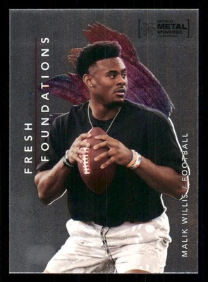 2022 Skybox Metal Universe Champions Fresh Foundation #FF14 Malik Willis - Image 1 of 2