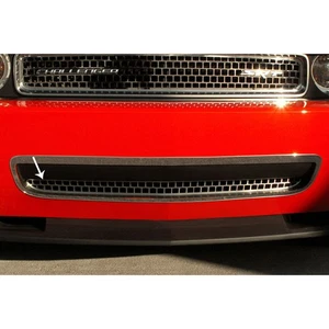 Lower Grille Overlay for 2008-2010 Dodge Challenger [Stainless Steel/Brushed] - Picture 1 of 6