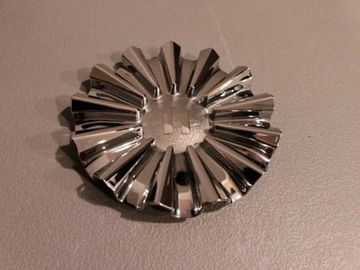 Tapa central cromada personalizada Helo Wheels #S206-29 #794L156P excelente estado (#1) Foto 1 de 4