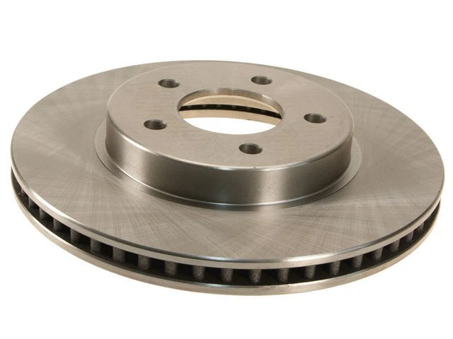 Rotor de freio dianteiro para 2006 Pontiac Torrent BY348DN prata não revestido - Imagem 1 de 1