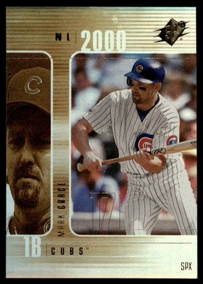 2000 SPx Mark Grace Chicago Cubs #22 - Image 1 of 2