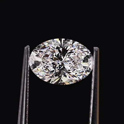 3.01 Ct Lab Grown CVD Diamond 10x8 mm Oval D Color, IF Certified Loose Diamond - Image 1 of 4